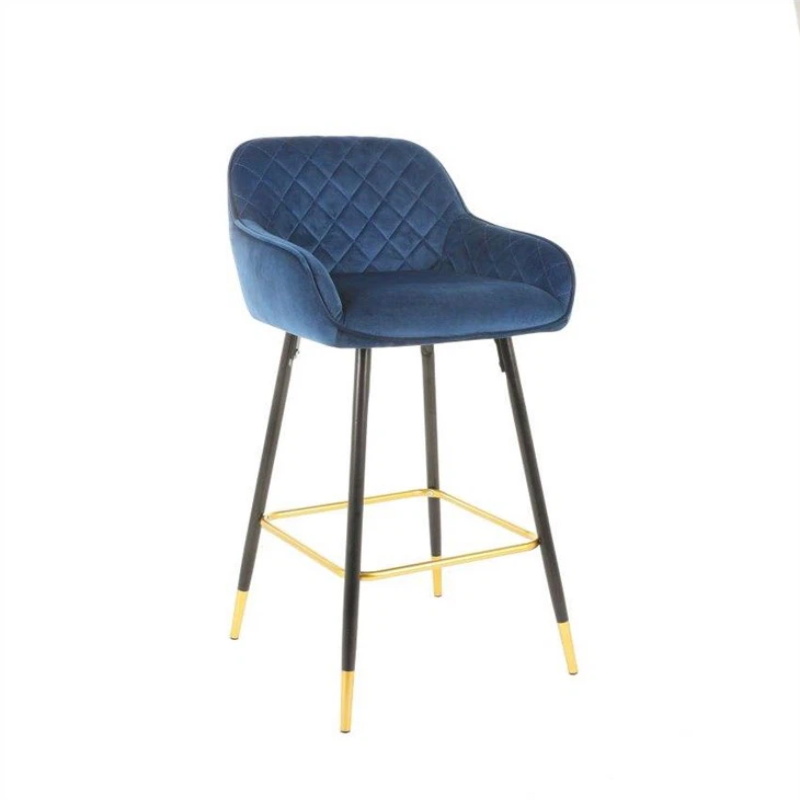 PU Leather Ergonomic Bar Stools With Backs