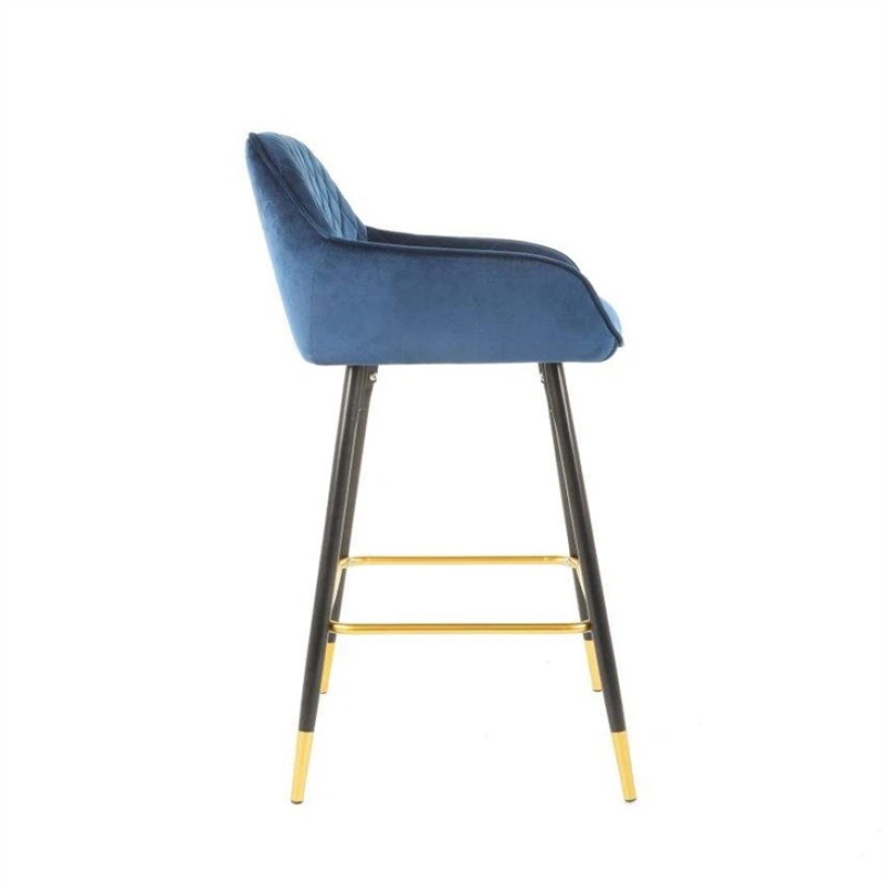 PU Leather Ergonomic Bar Stools With Backs