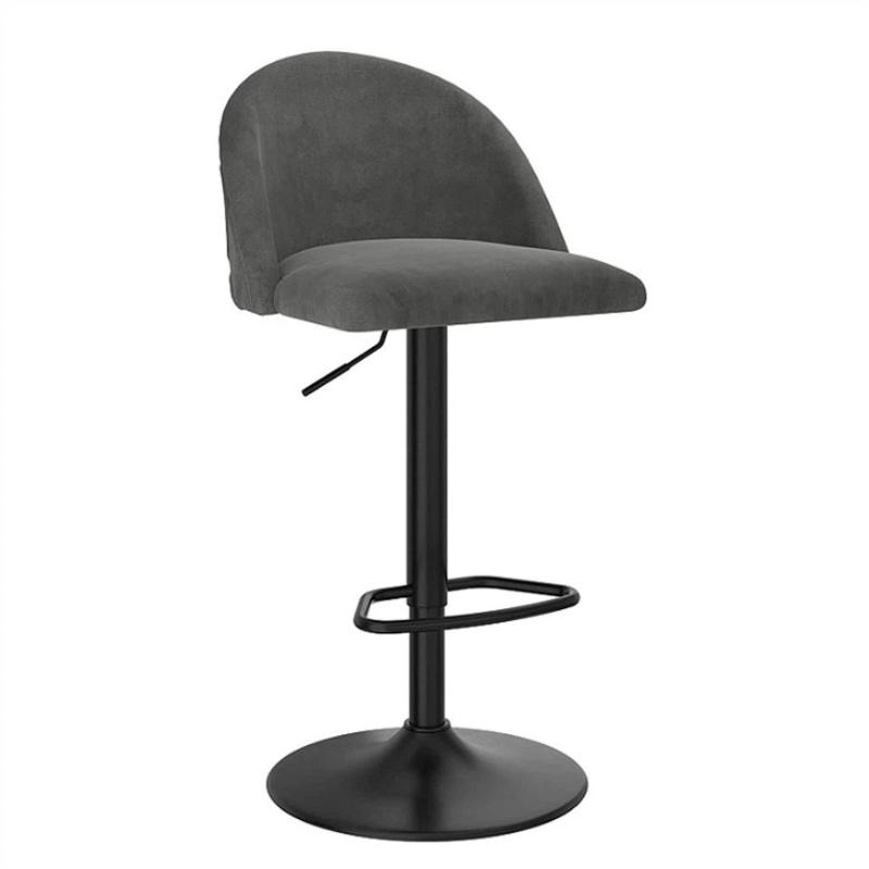 Adjustable Swivel Modern Velvet Counter Bar Stools