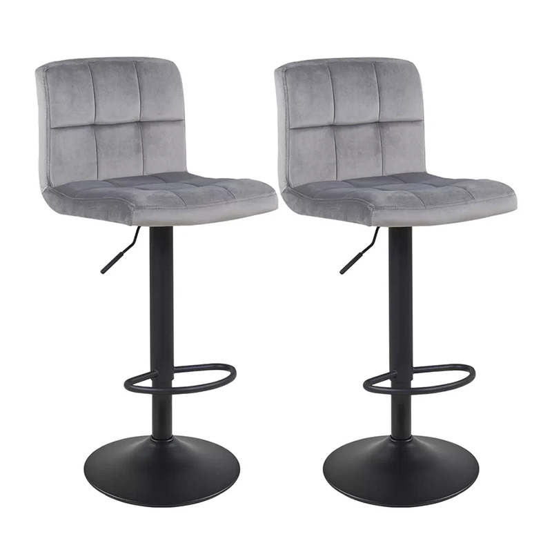 360° Smooth Swivels Modern Upholstered Swivel Bar Stool