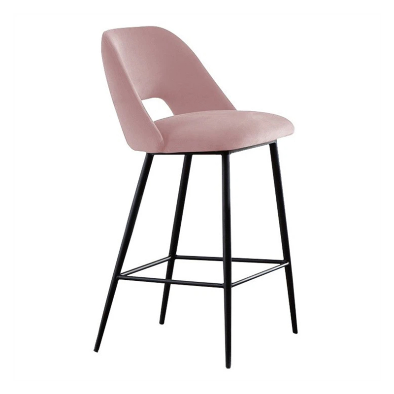 Breathable Bar Stool Modern Kitchen With High Backrest