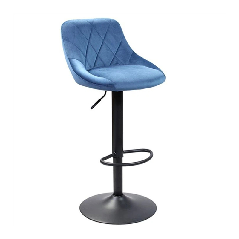 Classic Modern Velvet Bar Stools For Kitchen Island Or Home Bar