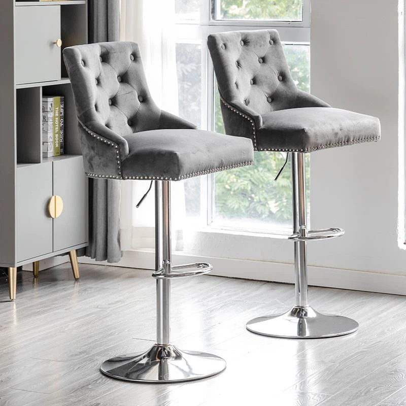 Ergonomically Designed Bar Stool With Backrest