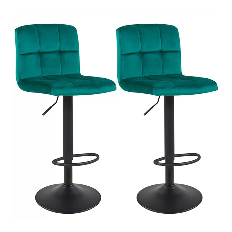 360° Smooth Swivels Modern Upholstered Swivel Bar Stool