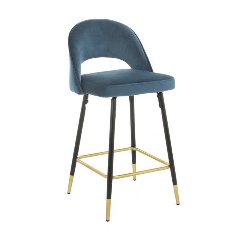 Leisure Cobalt Blue Bar Chair For Kitchen/Front Desk