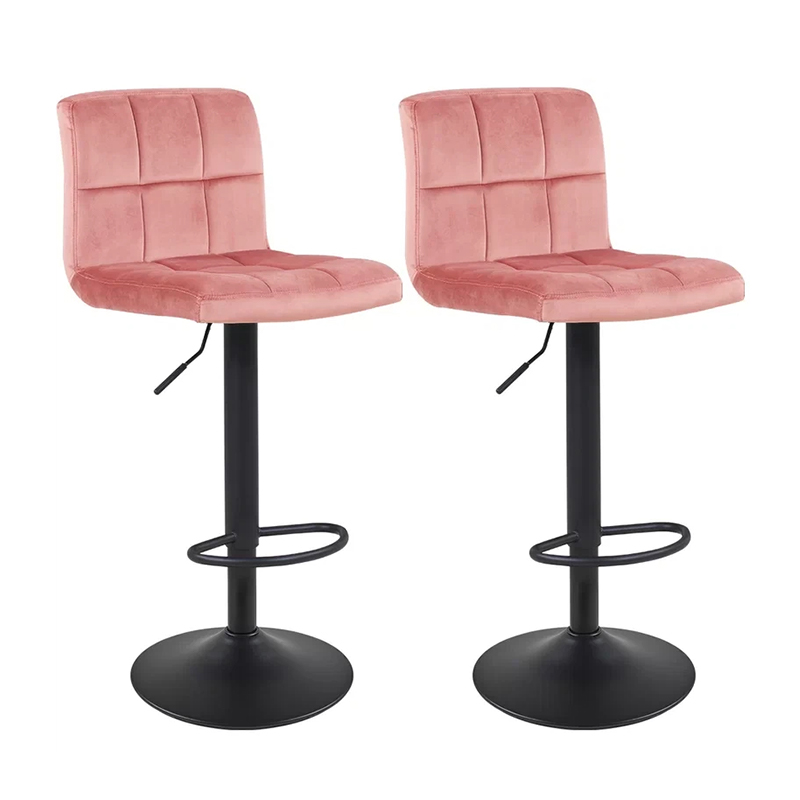 360° Smooth Swivels Modern Upholstered Swivel Bar Stool