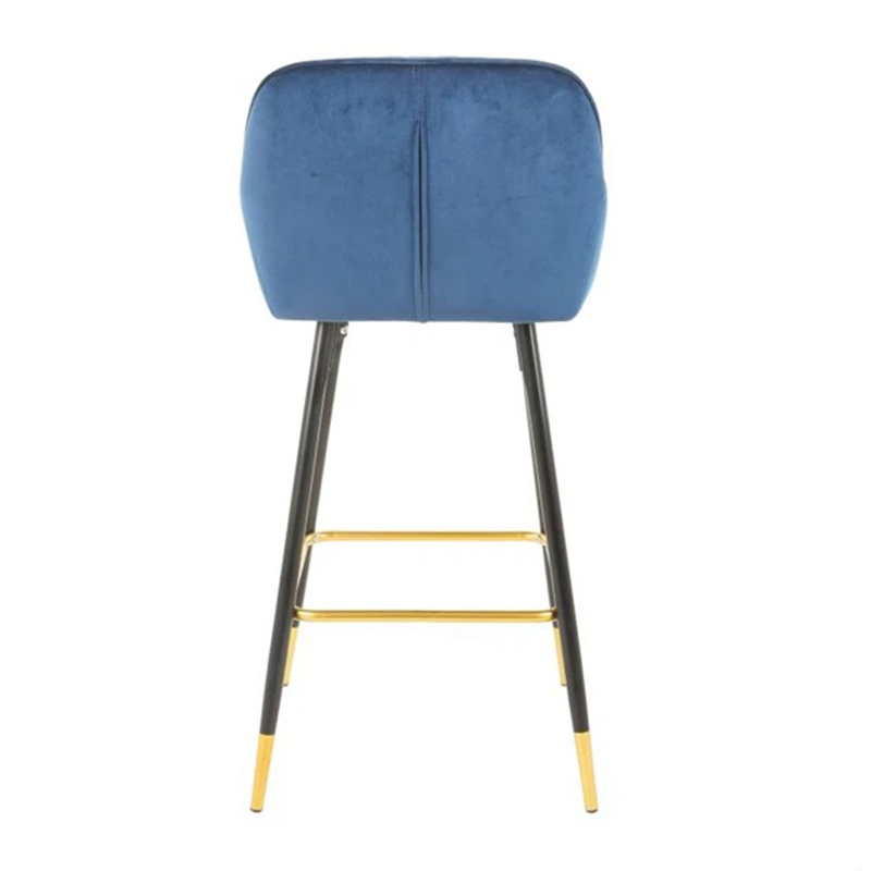 Comfortable Upholstered Bar Stool With Back For Study