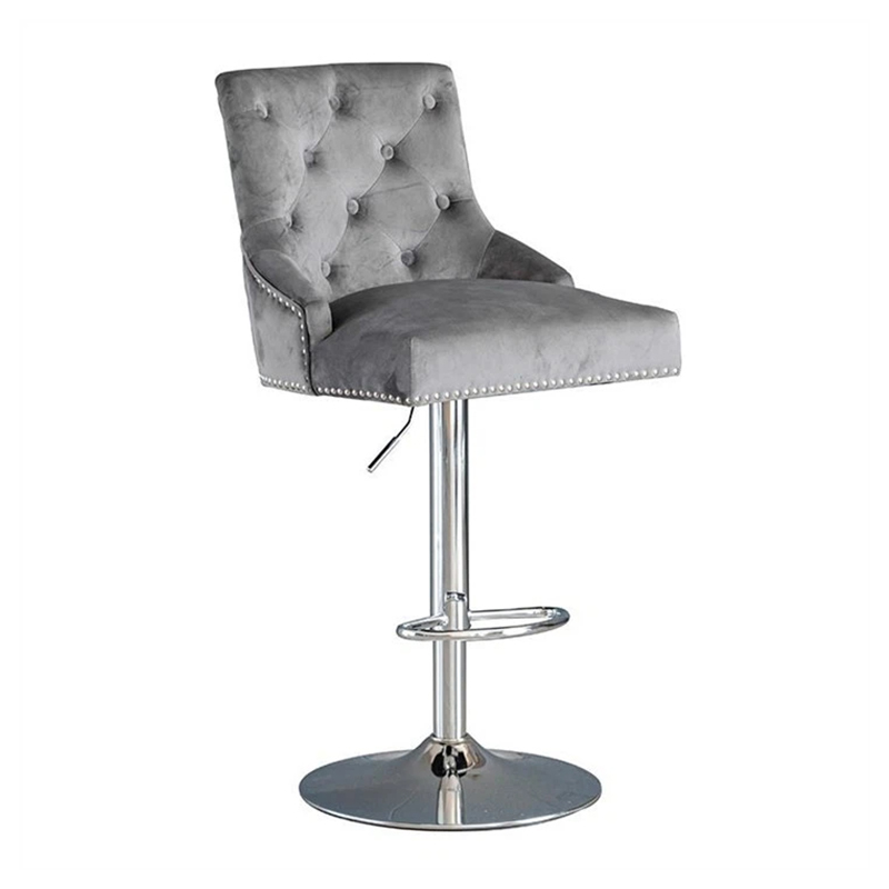 Ergonomically Designed Bar Stool With Backrest