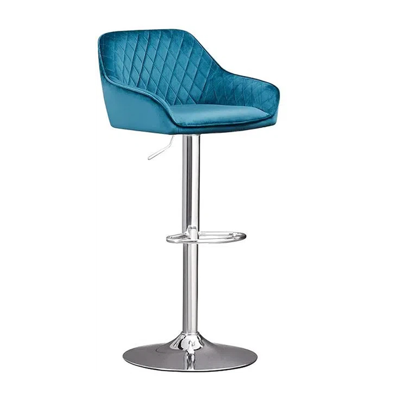 Stable Upholstered Bar Stool With Backs And Arms