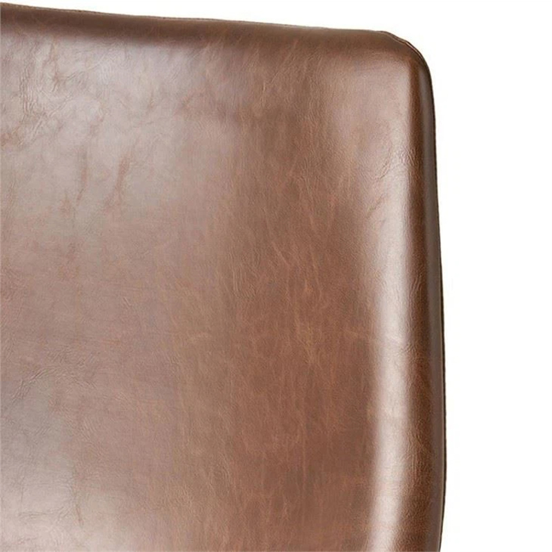 Solid Leather Upholstered Counter Height Chairs