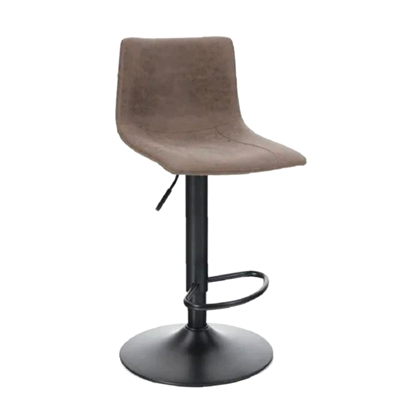 Modern Faux Leather Stainless Steel Luxury Bar Stool