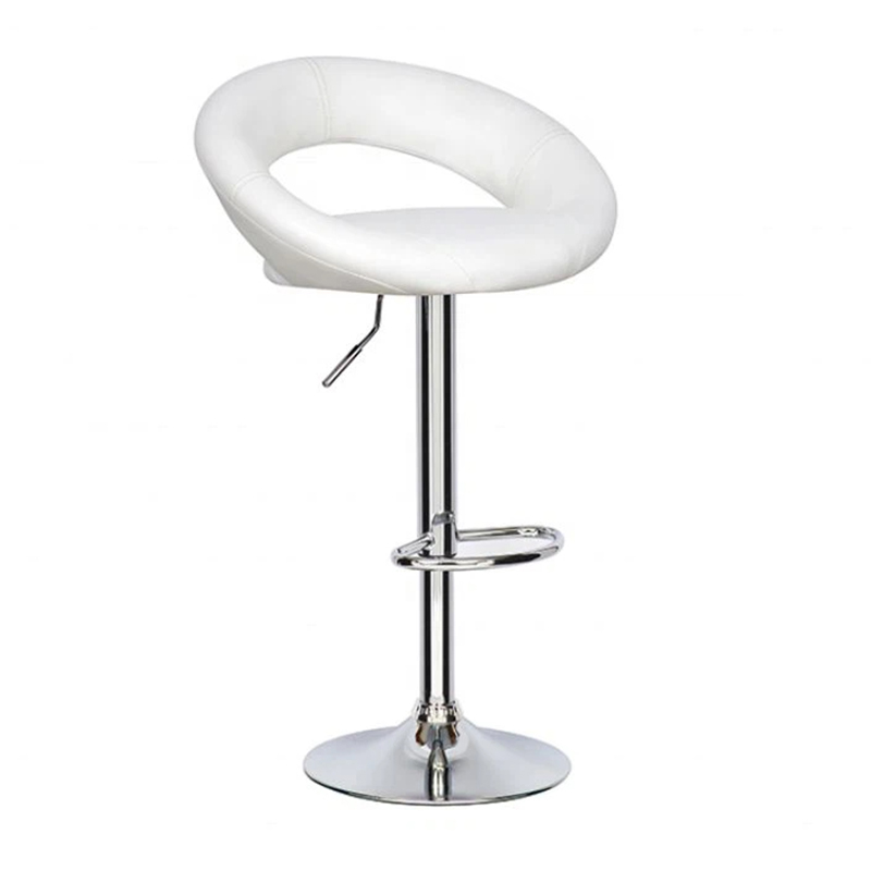 360 Degree Adjustable PU Swivel Modern Round Bar Stools