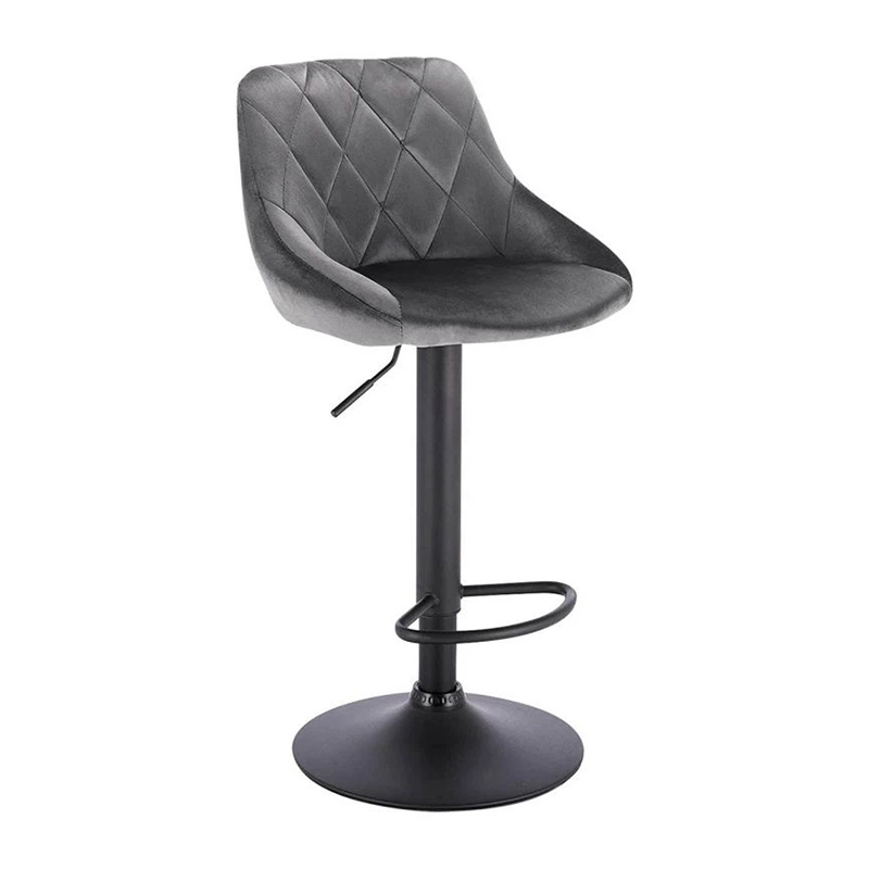 Ergonomics Metal Back Bar Stool Chair For Kitchen/Study