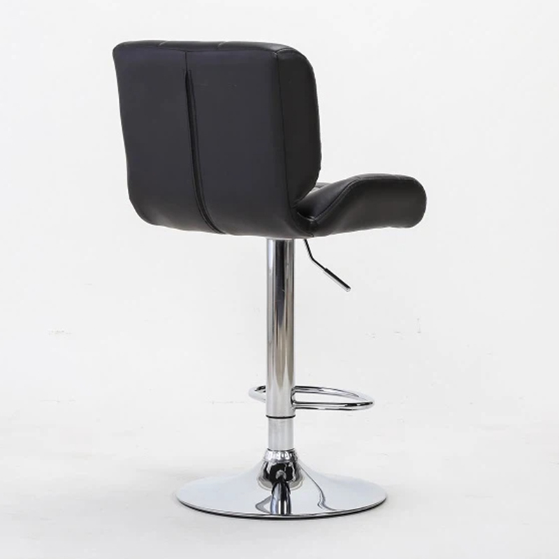 Height Adjustable Bar Chairs With PU Surface