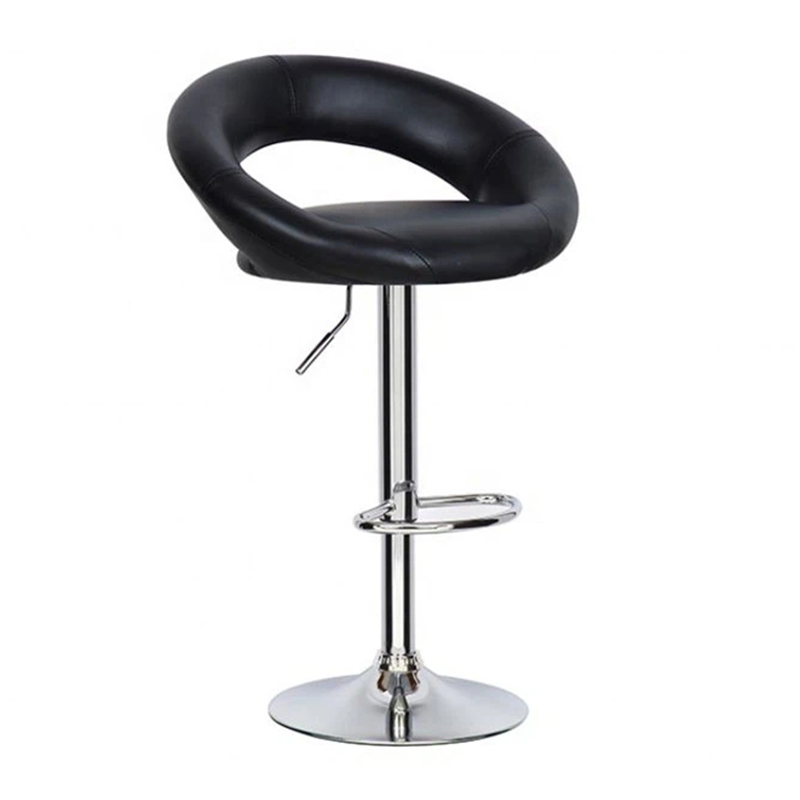 360 Degree Adjustable PU Swivel Modern Round Bar Stools