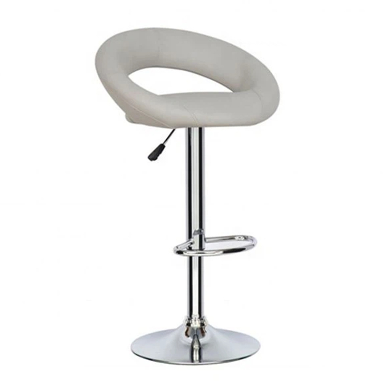 360 Degree Adjustable PU Swivel Modern Round Bar Stools