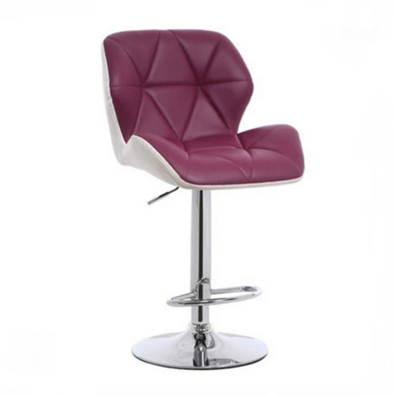 PU Leather Ergonomics Upholstered Swivel Counter Stool