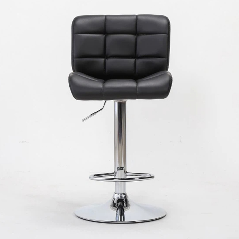 Height Adjustable Bar Chairs With PU Surface