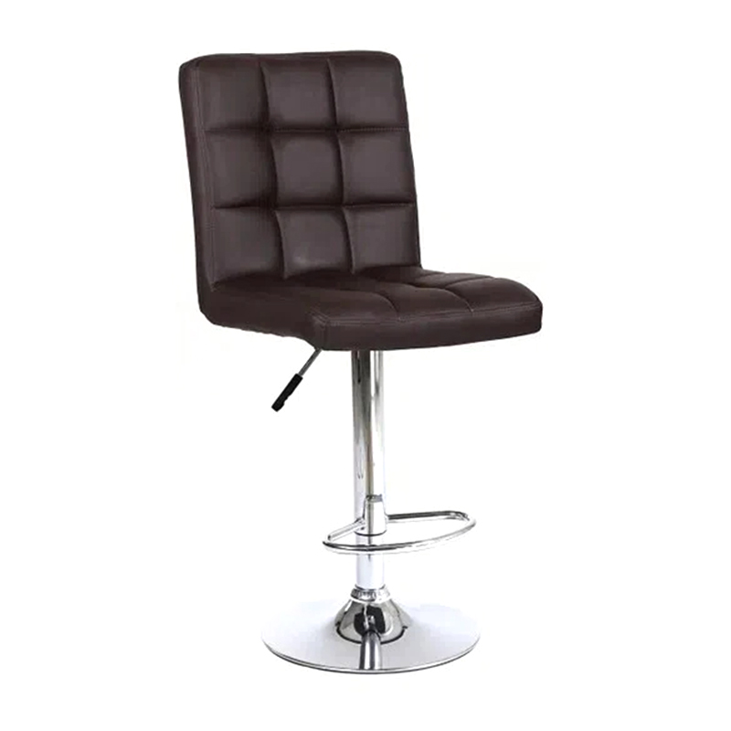 360-degree Swivel Full Back Upholstered Bar Stools