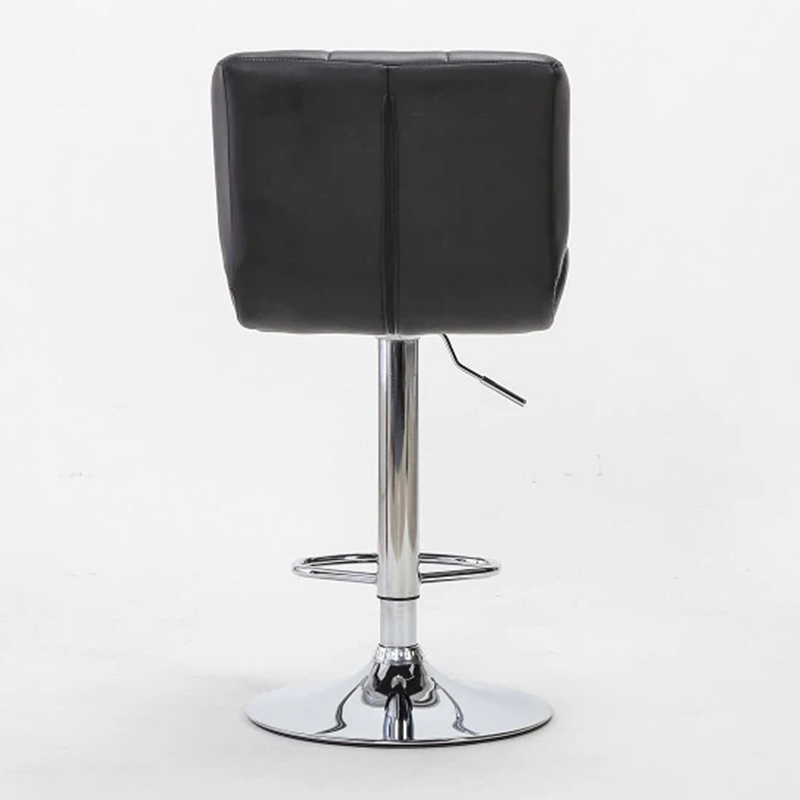 Height Adjustable Bar Chairs With PU Surface