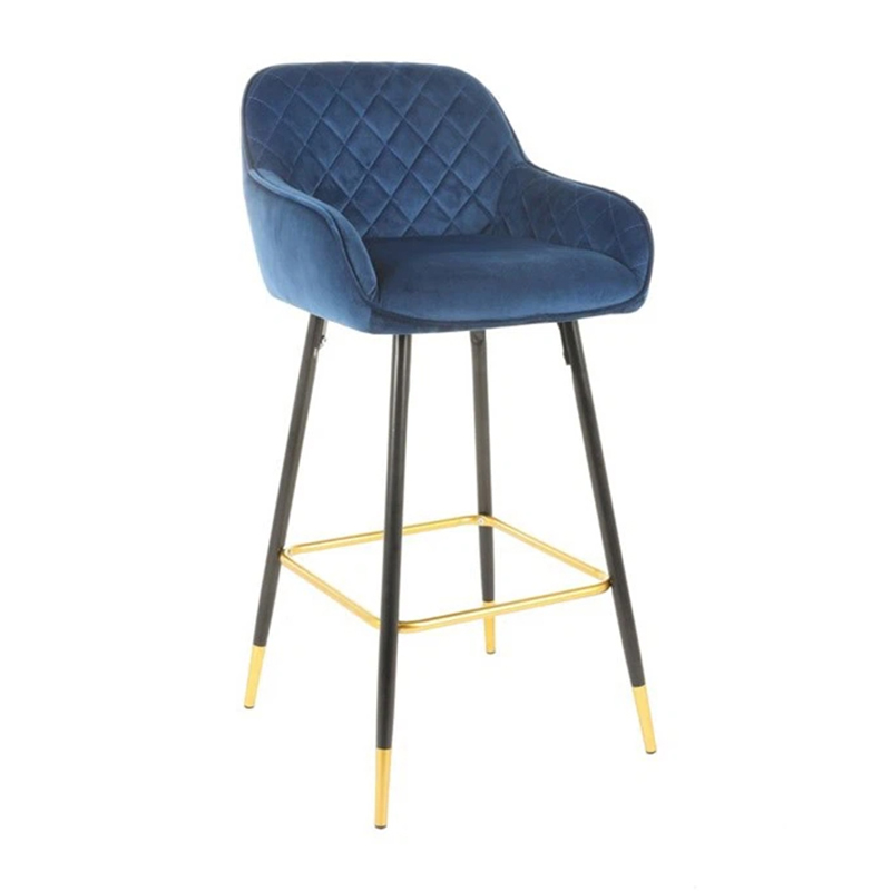 Upholstering Kitchen Chairs Blue Velvet Bar Chair