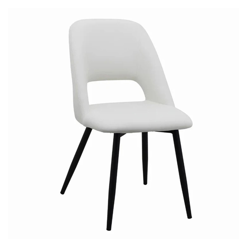 White Upholstered Dining Chairs Hotel Reception Chairs