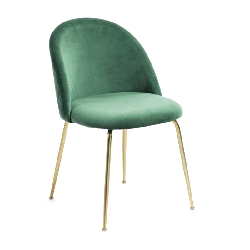 Green Upholstered Restaurant Chairs With Back