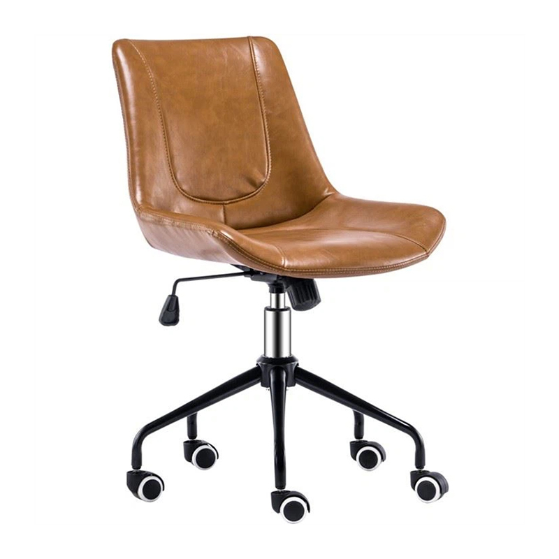 Brown High End Executive Office PU Chairs With Wheels