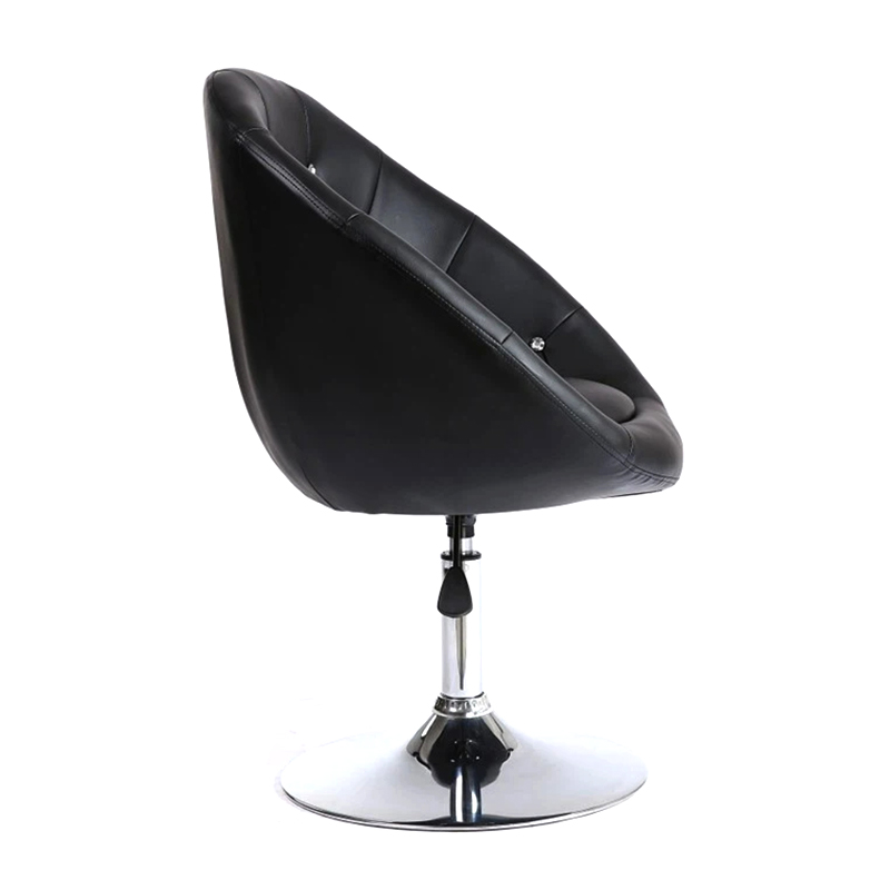 Ergonomic PU Leather Barber Chairs With Wheels