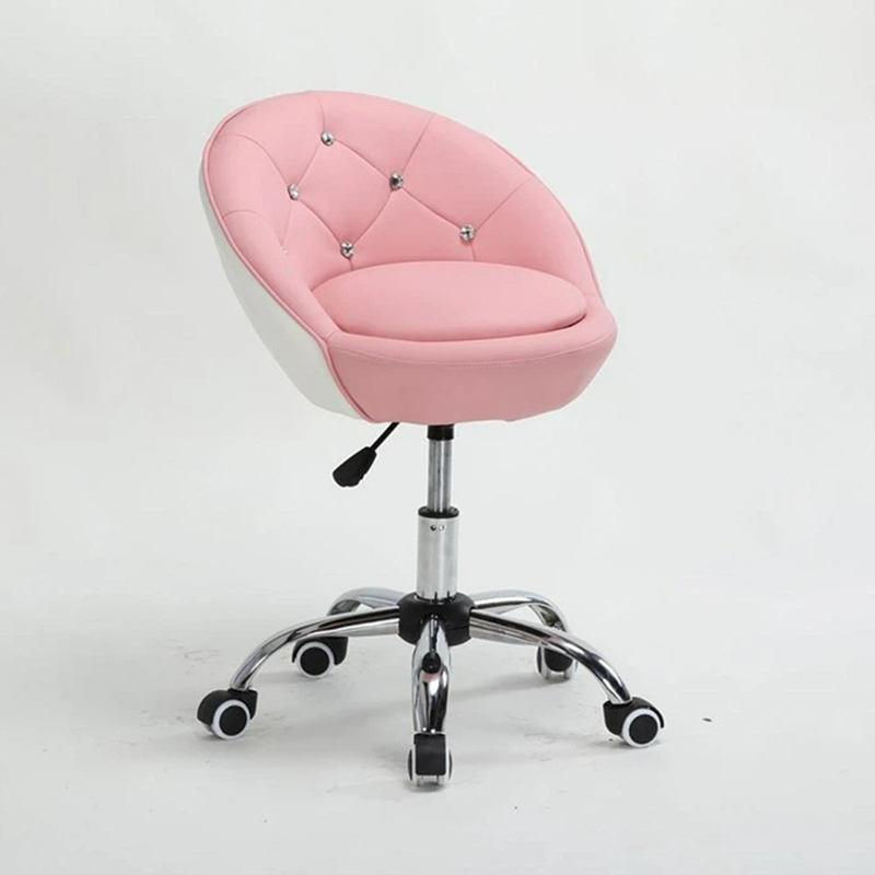 PVC Leather Height Adjustable Barber Chairs Spa Salon Stools