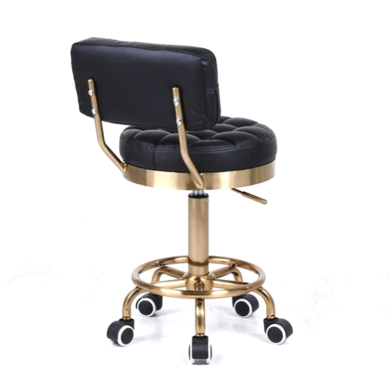 Hydraulic Back Support Black Beauty Stool Pedicure Stool