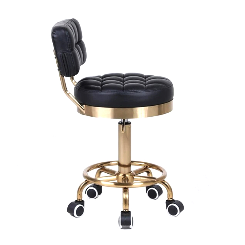 Hydraulic Back Support Black Beauty Stool Pedicure Stool