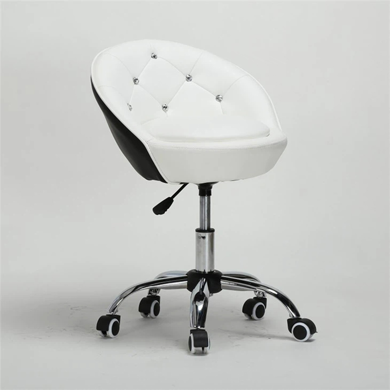 PVC Leather Height Adjustable Barber Chairs Spa Salon Stools