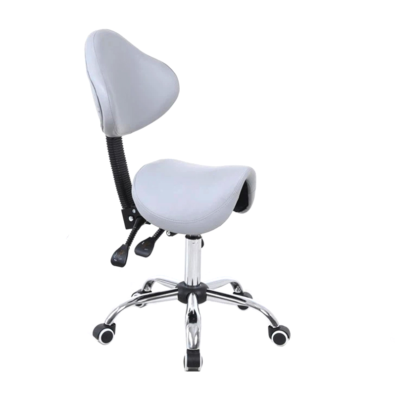 Ergonomic Adjustable Saddle Stools With Back