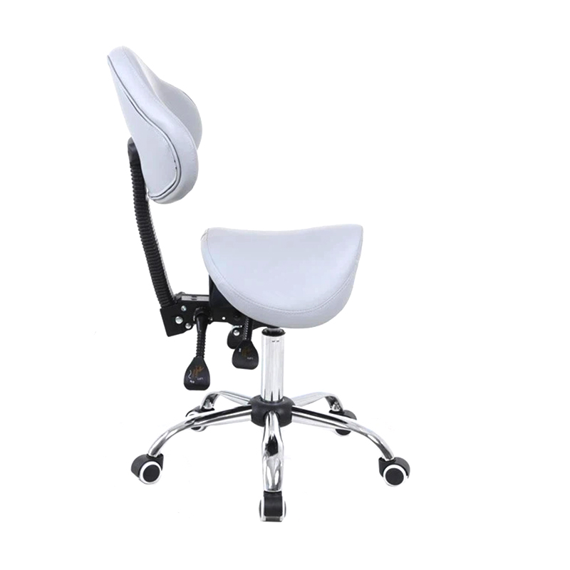 Ergonomic Adjustable Saddle Stools With Back