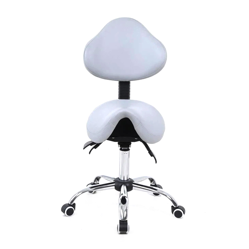 Ergonomic Adjustable Saddle Stools With Back