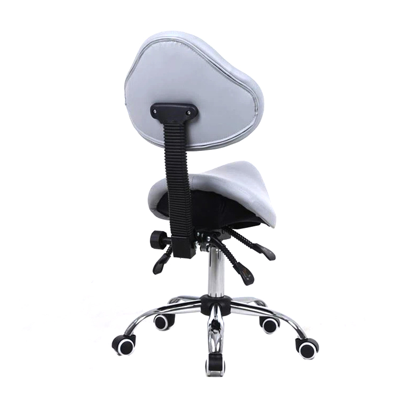 Ergonomic Adjustable Saddle Stools With Back