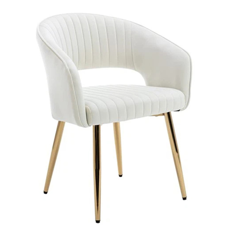 Modern White Dining Chairs Armchair Living Room Kitchen Chair