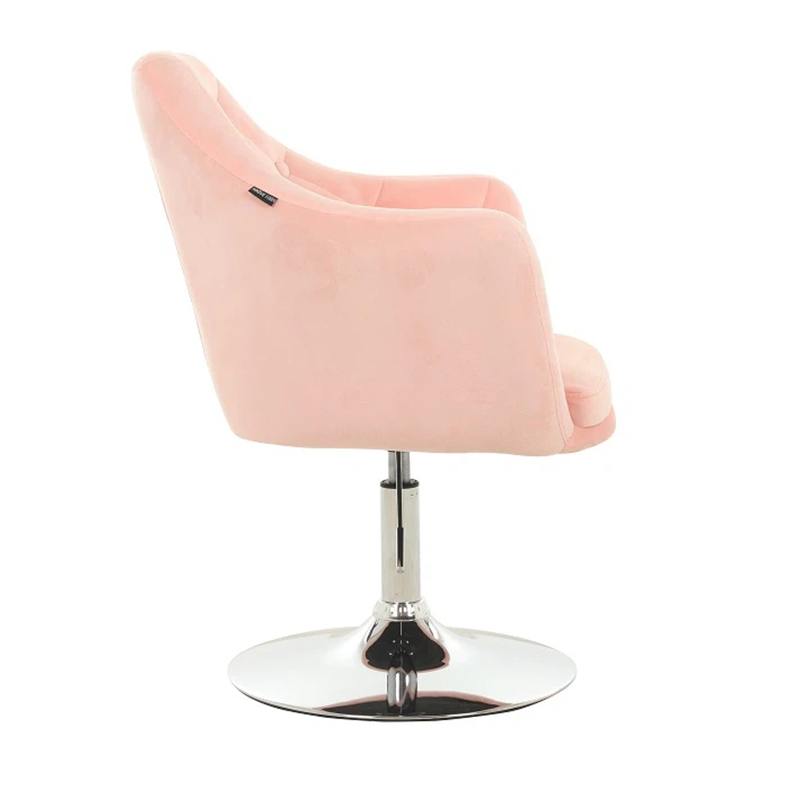 Pink 360 Degrees Swivel Barber Chair Hydraulic Salon Chair