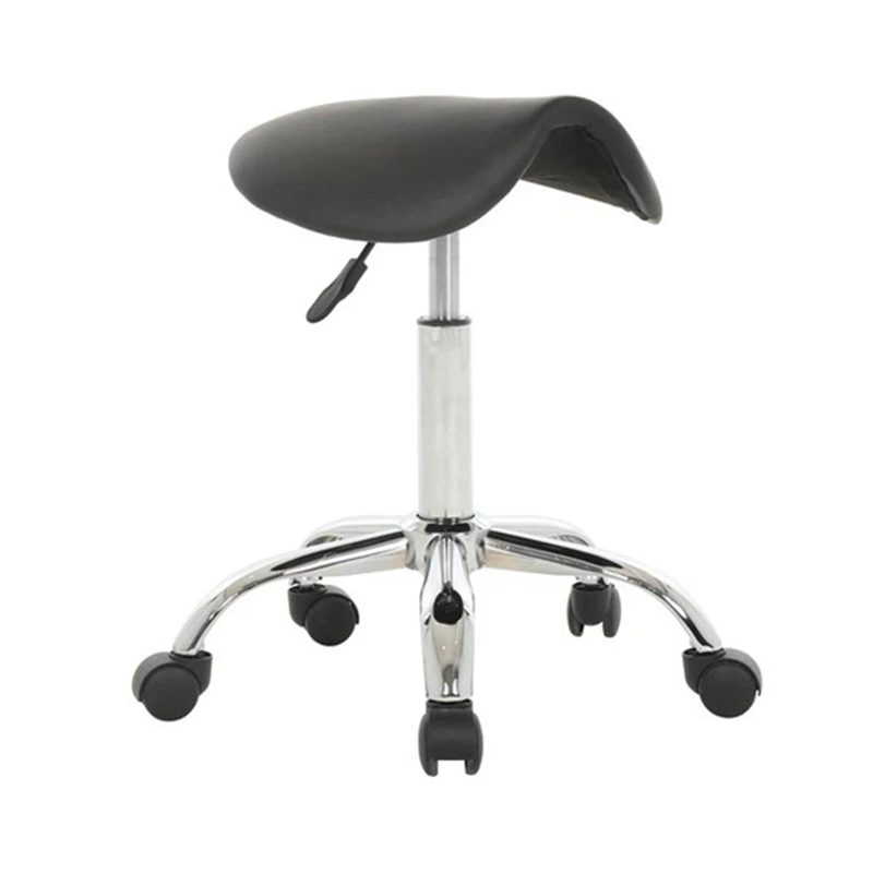 Backless Adjustable Salon Saddle Stool For Hairdresser