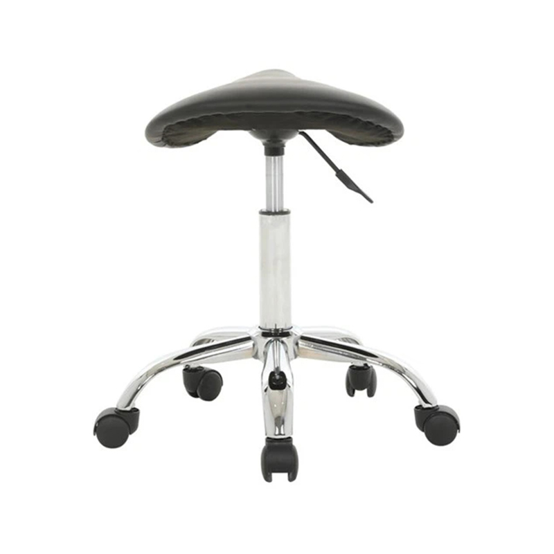 No Backrest Cosmetic Rolling Chair Saddle Stools