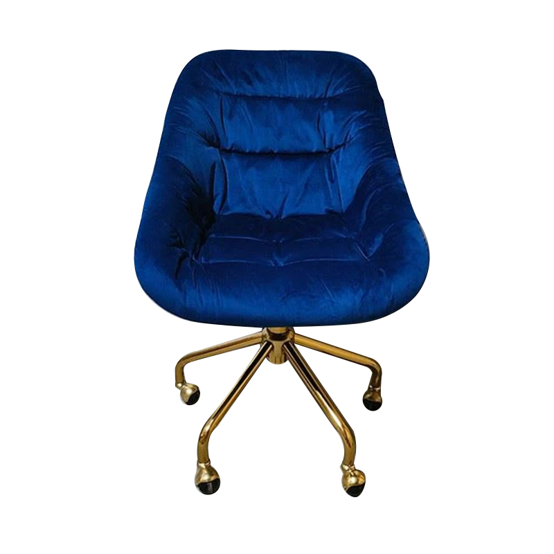 Blue Velvet Living Room Leisure Chair Executive Lounge Chair